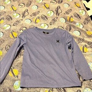 Hurley Long Sleeve Shirt - Blue Size 7